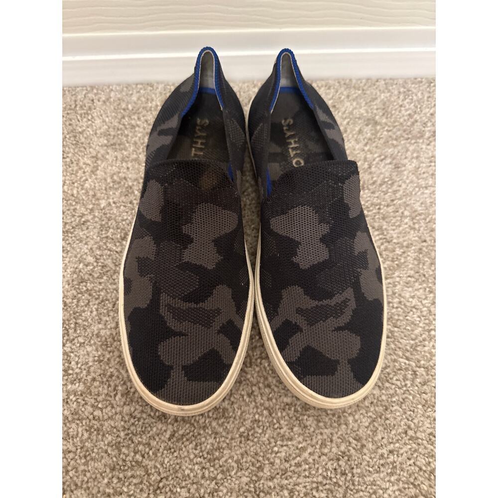 Rothy's The Original Slip On Sneaker Women's Retired Gray Camo, sz 8 - Picture 4 of 9